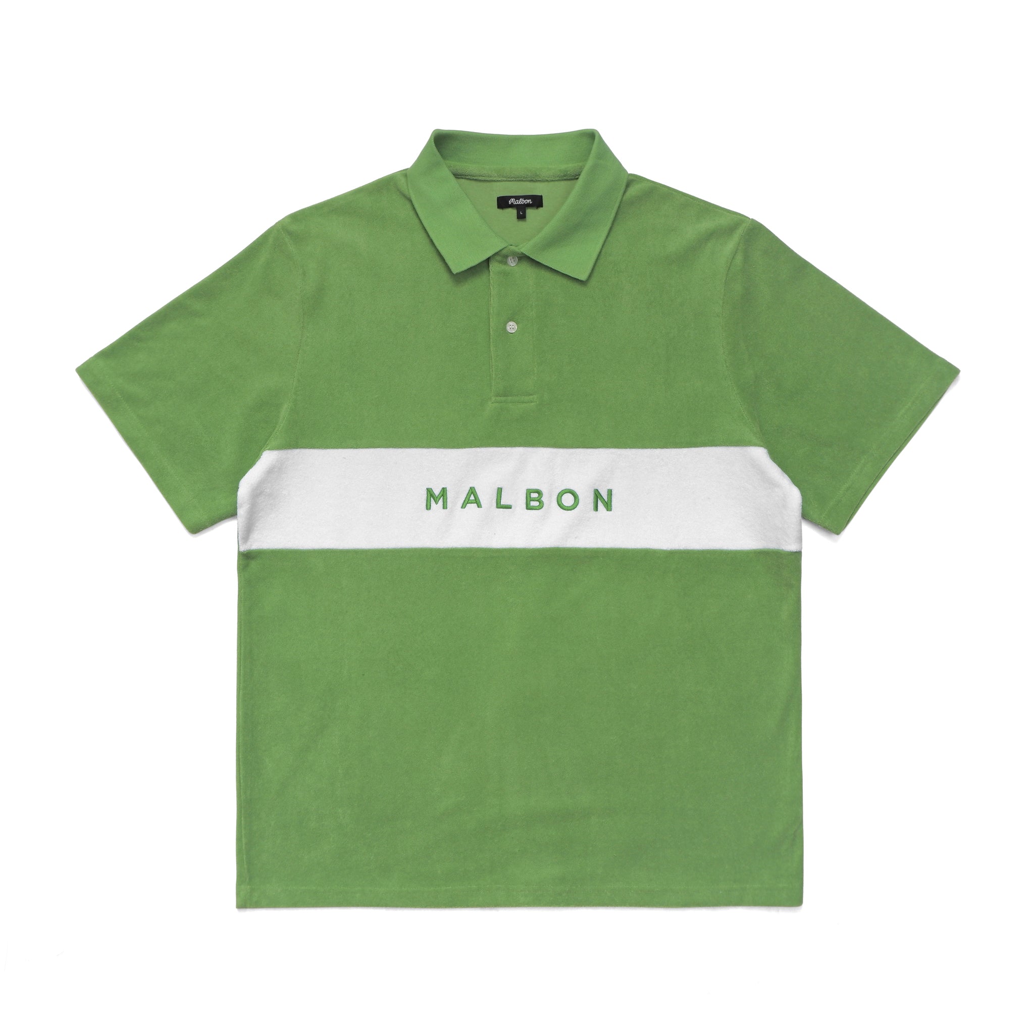 Malbon Golf - Cardinal Pique Polo XXL / Hunter Green