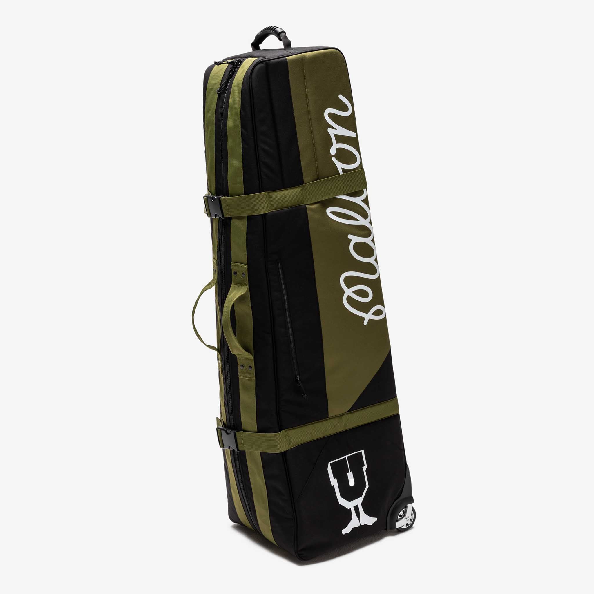 UNDEFEATED x Malbon The UNDEFEATED x Malbon Stand Golf Bag is available in  black and sand. It features multiple zippered pockets, a…