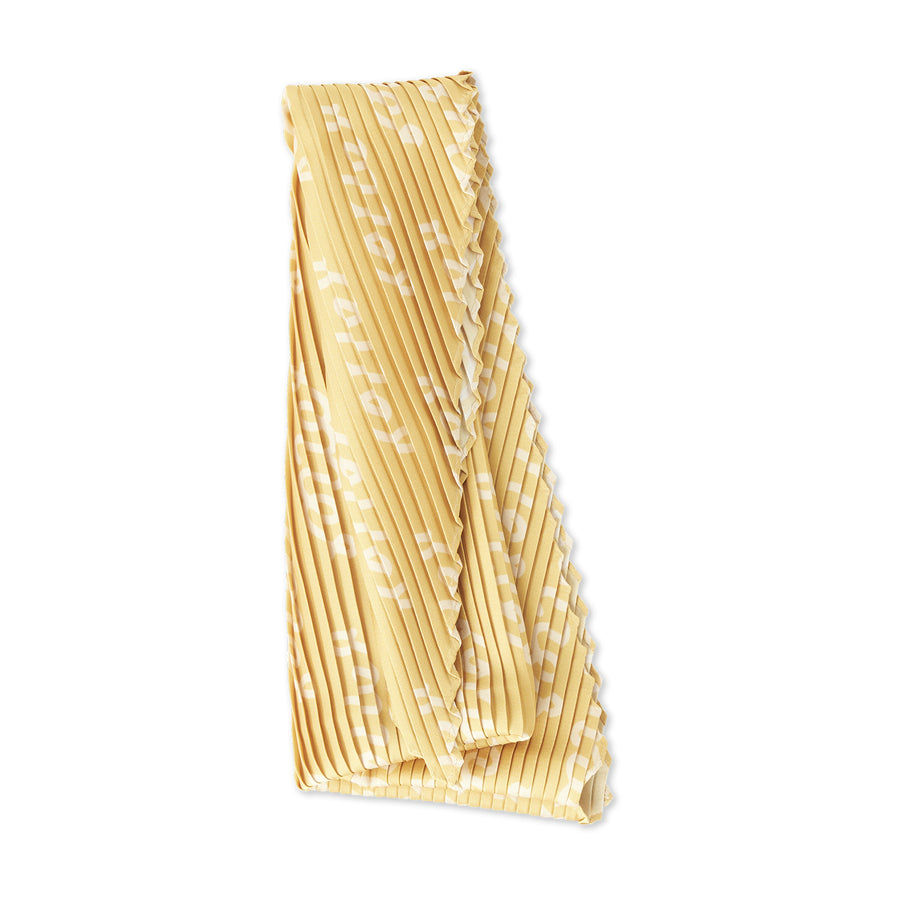 Carlyle Monogram Pleated Scarf