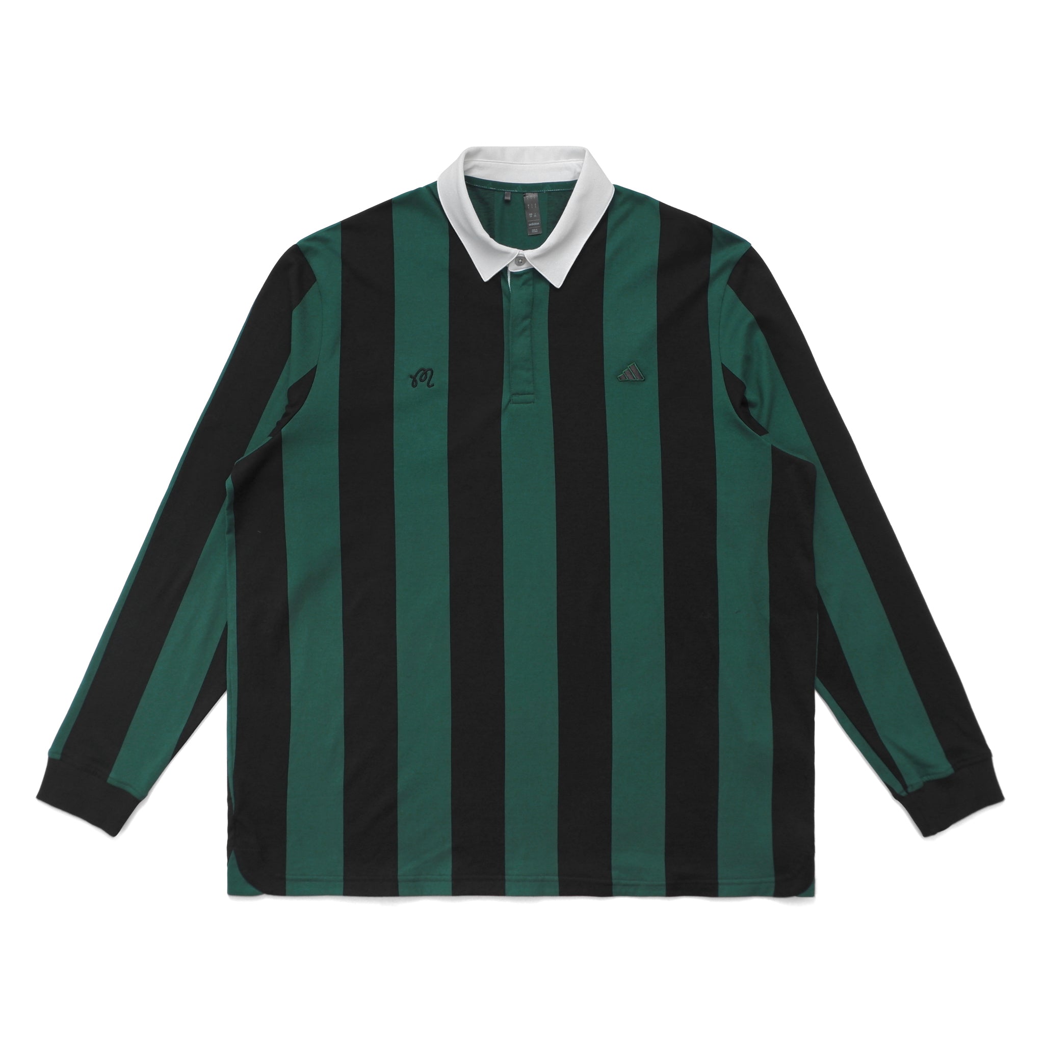Malbon x Adidas Go-To Long Sleeve Rugby Polo Shirt – Malbon Golf