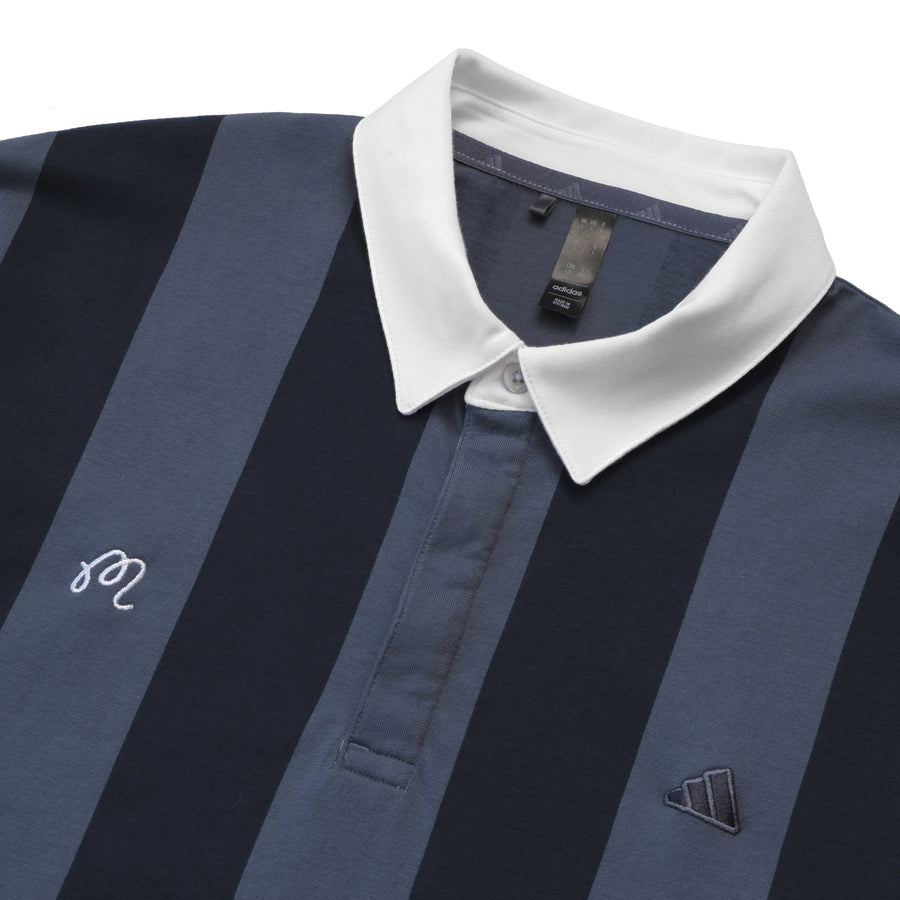 Malbon x Adidas Go-To Long Sleeve Rugby Polo Shirt