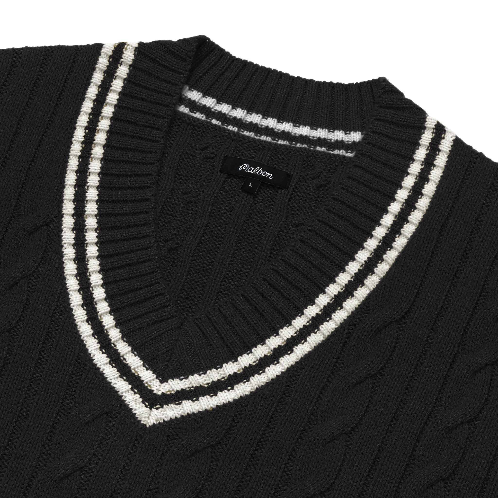 IVY CABLE KNIT SWEATER – Malbon Golf