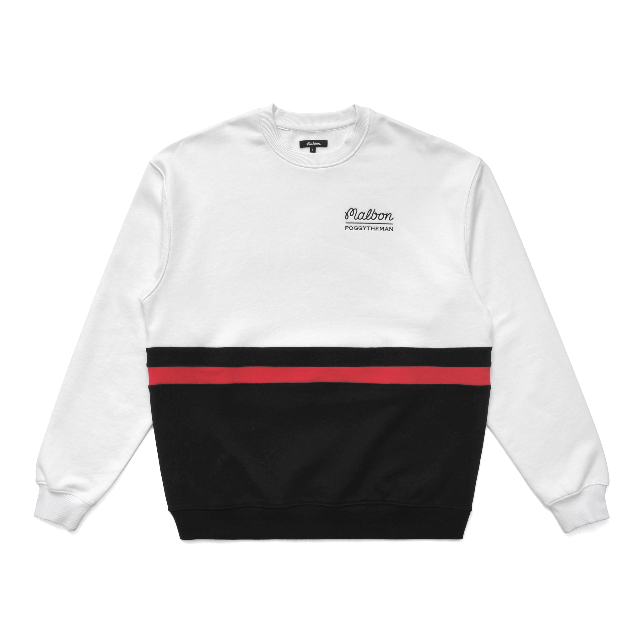 人気絶頂 希少/WE Crewneck Classic MALBON SUPPORT メンズウェア