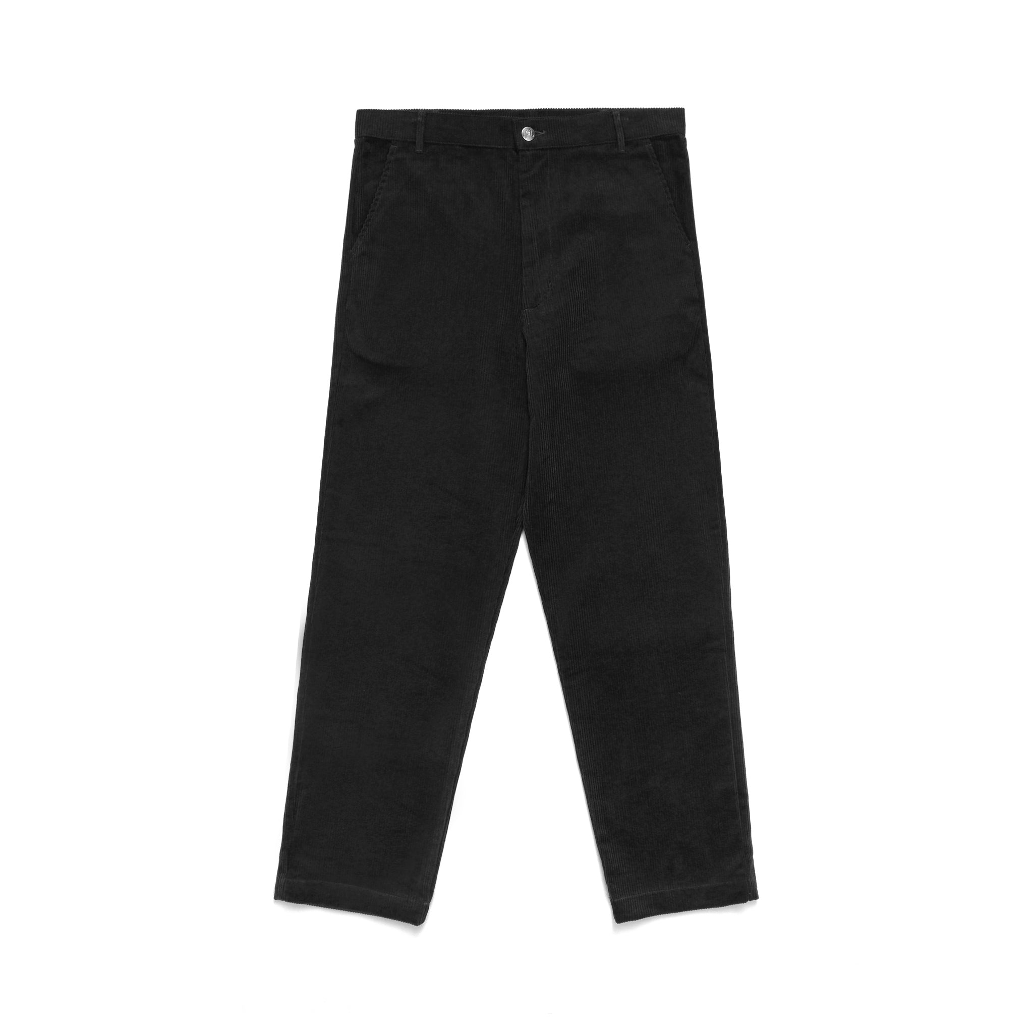 Pants Sollentuna In Black Corduroy Black | DEDICATED Mens Bottoms ⋆ Nana  van der Aa