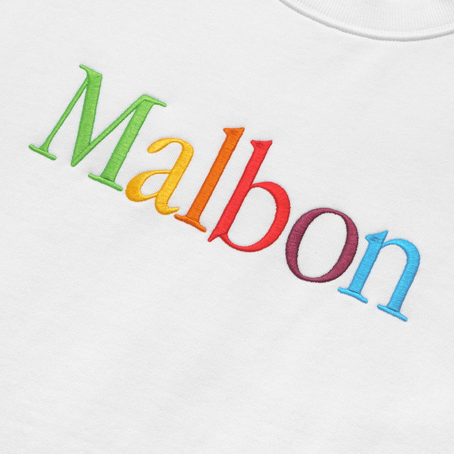 Malbon x Beams Rainbow Crewneck