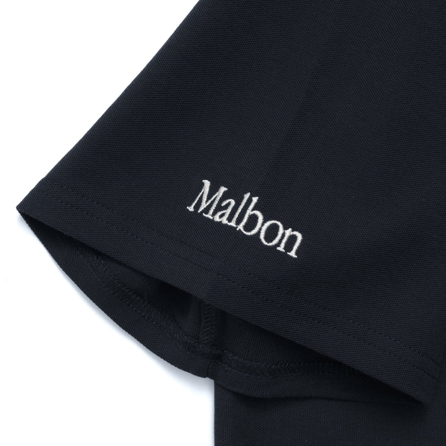 Malbon x Beams Rainbow Short Sleeve Polo
