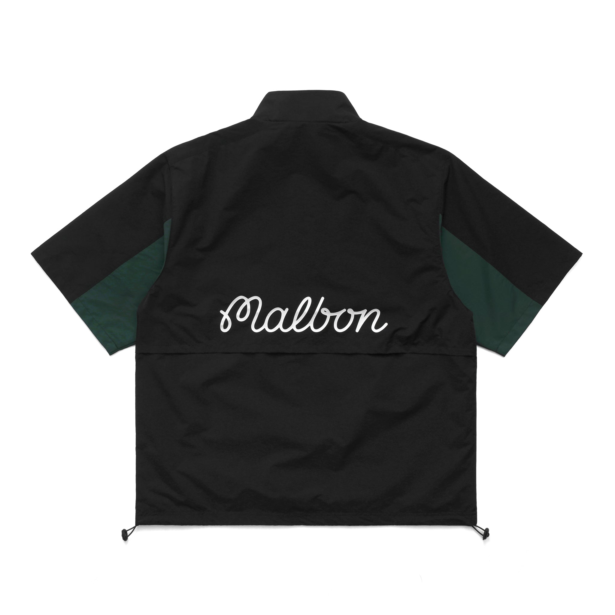 新品即決 MALBON GOLF ナイロンジャケット ブラック サイズS ナイロン 