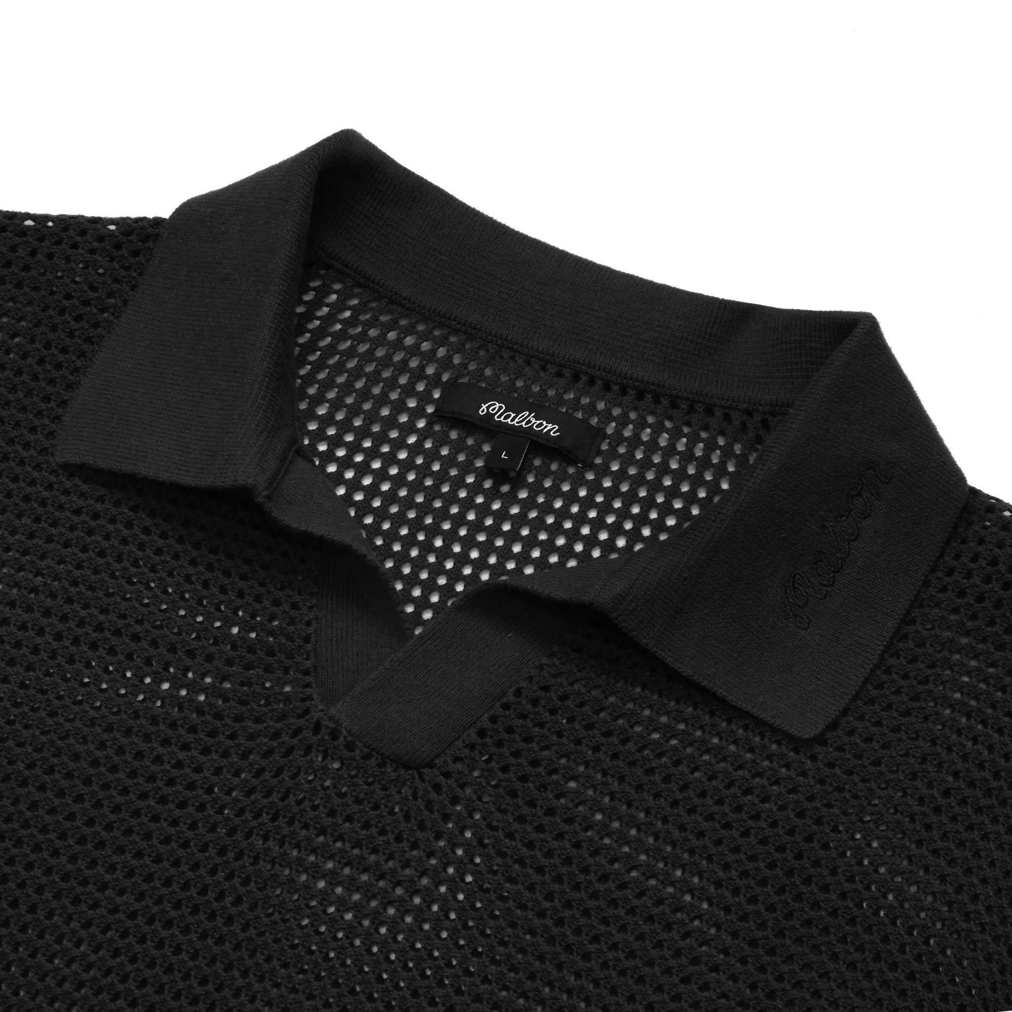 Ferragamo short-sleeve knitted top - Black