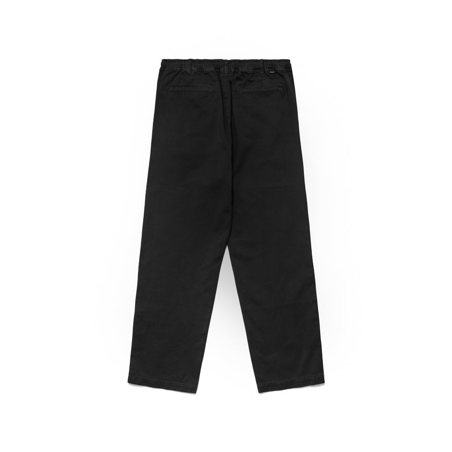 Washed Cotton Twill Cropped Chino Pant