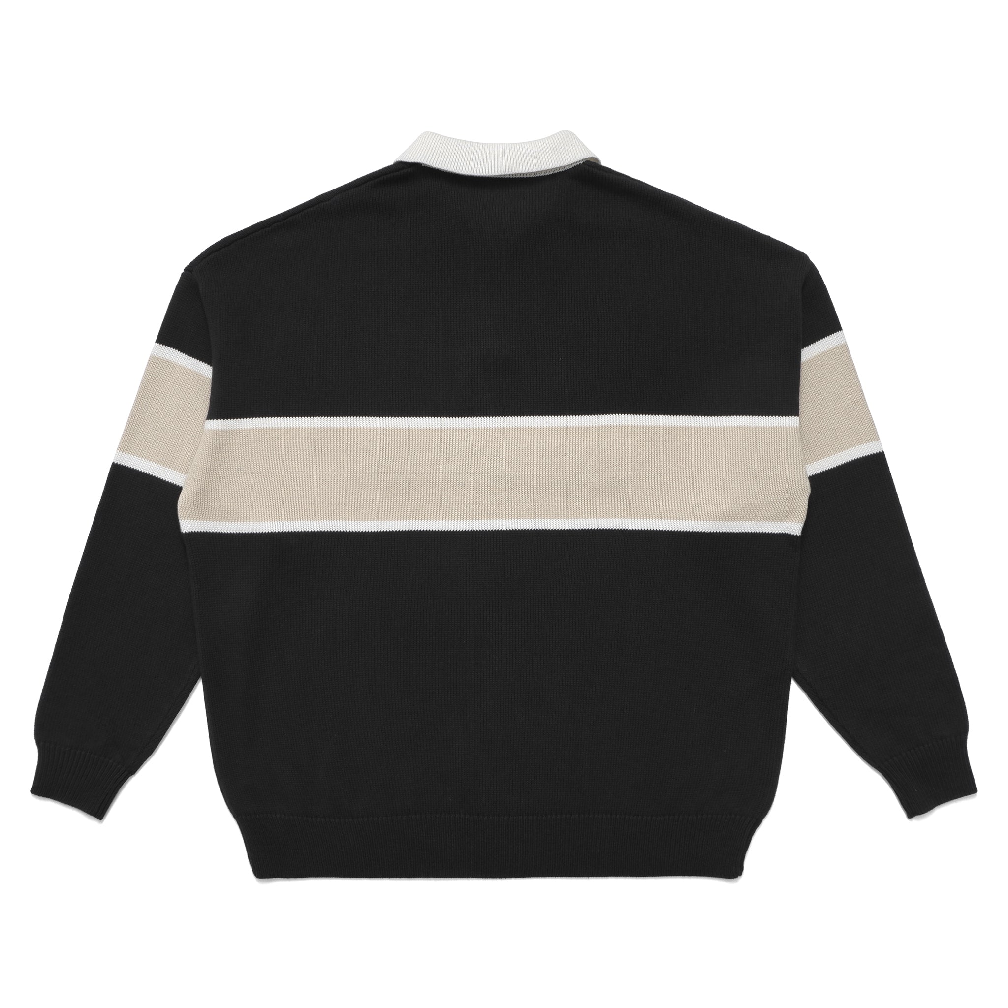 MALBON BLOCK LONG SLEEVE KNIT POLO – Malbon Golf