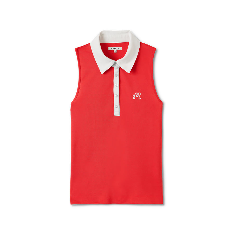 CLAUDIA SLEEVELESS POLO