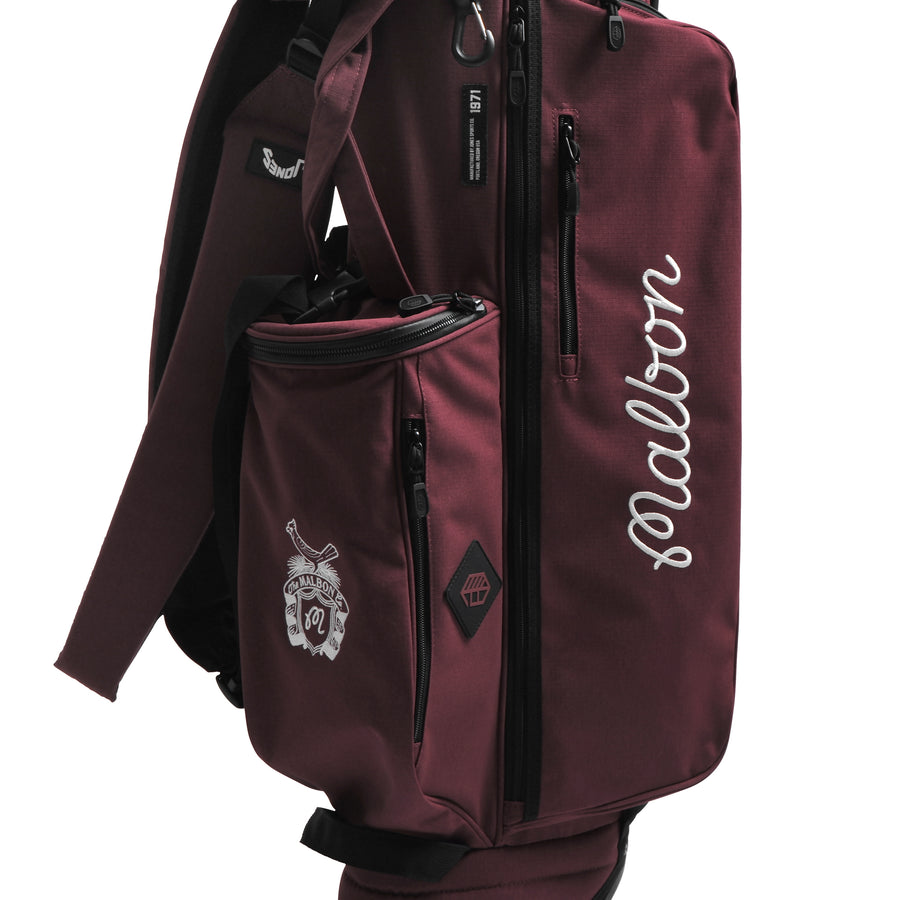 Malbon x Jones Cardinal Crest Trouper R Golf Bag